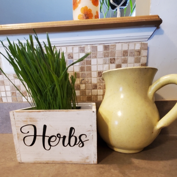 Rustic Herb Planter Box - Picture 1 of 4